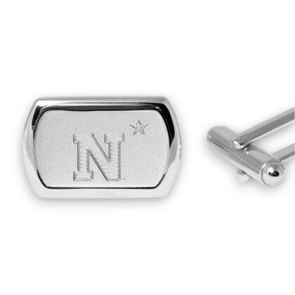 USNA N-Star Rectangular Cufflinks