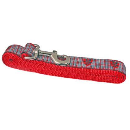 Buckeye Tartan Dog Leash