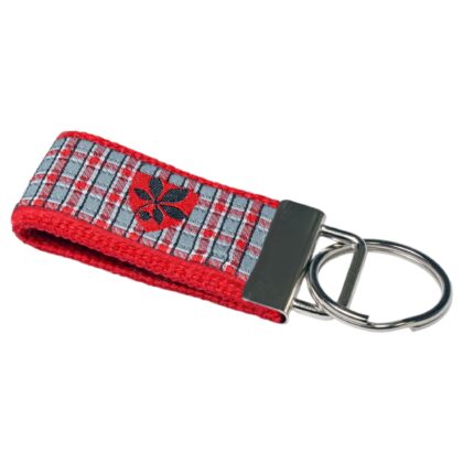 Buckeye Tartan Key Fob